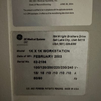 OEC 9800 C-Arm with 12″ monitors